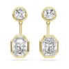 Octagon Earring Jackets Lab-Grown Diamonds 7.70 Ct Tw, Mixed Shapes, 18K Yellow Gold Octagon Earring Jackets Lab-Grown Diamonds 7.70 Ct Tw, Mixed Shapes, 18K Yellow Gold