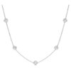 Octagon Necklace Lab-Grown Diamonds 0.7 Ct Tw, Round Shape, Sterling Silver Octagon Necklace Lab-Grown Diamonds 0.7 Ct Tw, Round Shape, Sterling Silver