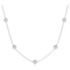 Octagon Necklace Lab-Grown Diamonds 0.7 Ct Tw, Round Shape, Sterling Silver Octagon Necklace Lab-Grown Diamonds 0.7 Ct Tw, Round Shape, Sterling Silver