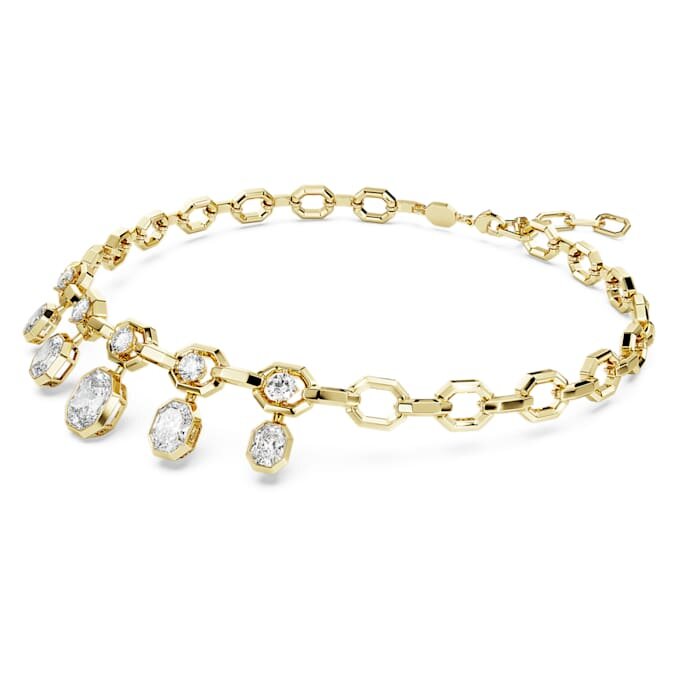 Octagon Necklace Lab-Grown Diamonds 12.56 Ct Tw, Mixed Shapes, 18K Yellow Gold Octagon Necklace Lab-Grown Diamonds 12.56 Ct Tw, Mixed Shapes, 18K Yellow Gold