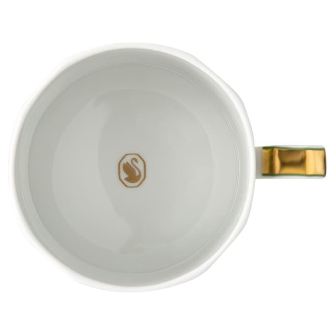 Signum Cup with Saucer Porcelain, Green Signum Cup with Saucer Porcelain, Green