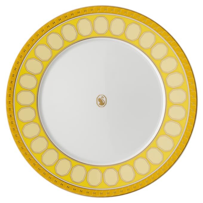 Signum Dinner Plate Porcelain, Yellow Signum Dinner Plate Porcelain, Yellow