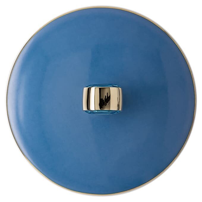 Signum Mug with Lid Porcelain, Blue Signum Mug with Lid Porcelain, Blue