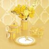 Signum Mug with Lid Porcelain, Yellow Signum Mug with Lid Porcelain, Yellow