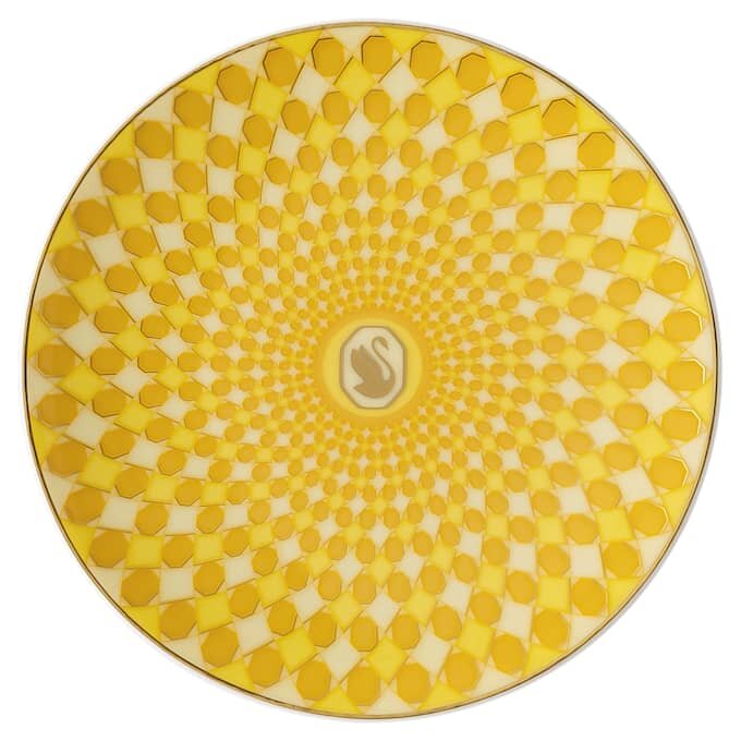 Signum Plate Porcelain, Small, Yellow Signum Plate Porcelain, Small, Yellow