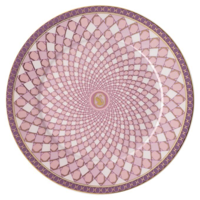 Signum Bread Plate Porcelain, Pink Signum Bread Plate Porcelain, Pink