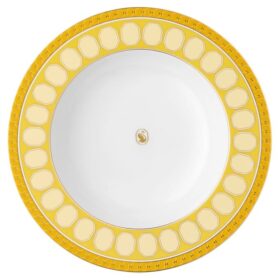 Signum Soup Plate Porcelain, Yellow