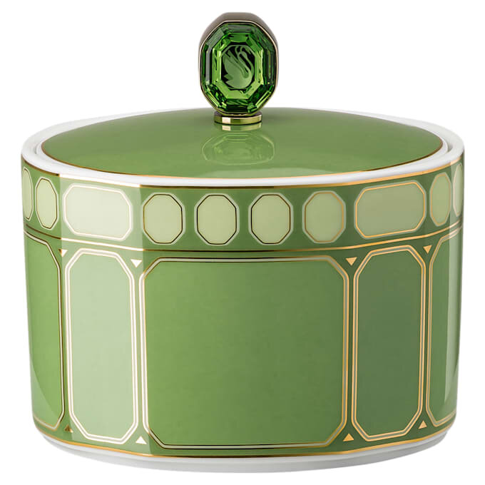Signum Sugar Bowl Porcelain, Green Signum Sugar Bowl Porcelain, Green
