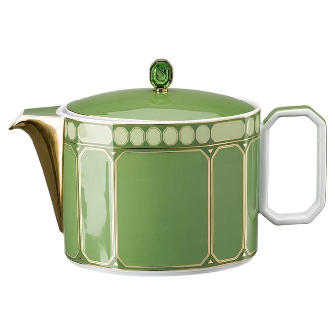 Signum Teapot Porcelain, Large, Green Signum Teapot Porcelain, Large, Green