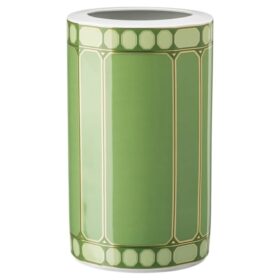 Signum Vase Porcelain, Large, Green