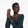 Stilla Attract Ring Round Cut, White, Gold-Tone Plated Stilla Attract Ring Round Cut, White, Gold-Tone Plated