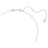Stilla Set Round Cut, White, Rhodium Plated