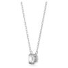 Stilla Set Round Cut, White, Rhodium Plated