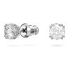 Stilla Set Round Cut, White, Rhodium Plated
