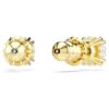 Stilla Stud Earrings Round Cut, White, Gold-Tone Plated Stilla Stud Earrings Round Cut, White, Gold-Tone Plated