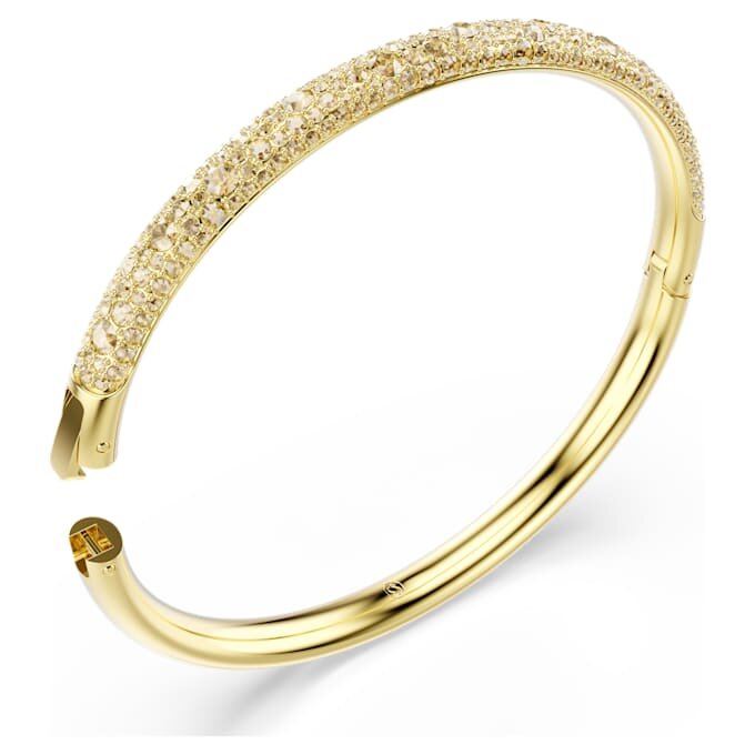 Sublima Bangle Snow Pavé, Gold Tone, Gold-Tone Plated Sublima Bangle Snow Pavé, Gold Tone, Gold-Tone Plated