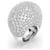 Sublima Cocktail Ring Large, White, Rhodium Plated Sublima Cocktail Ring Large, White, Rhodium Plated