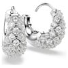Sublima Earrings White, Rhodium Plated Sublima Earrings White, Rhodium Plated