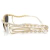 Sunglasses Cat-Eye Shape, Chain, Gray