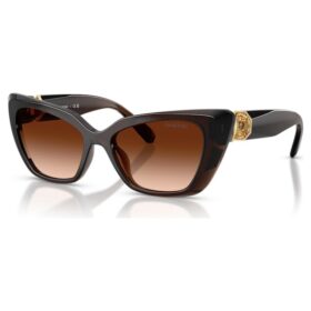 Sunglasses Cat-Eye Shape, Sk6047, Dark Brown