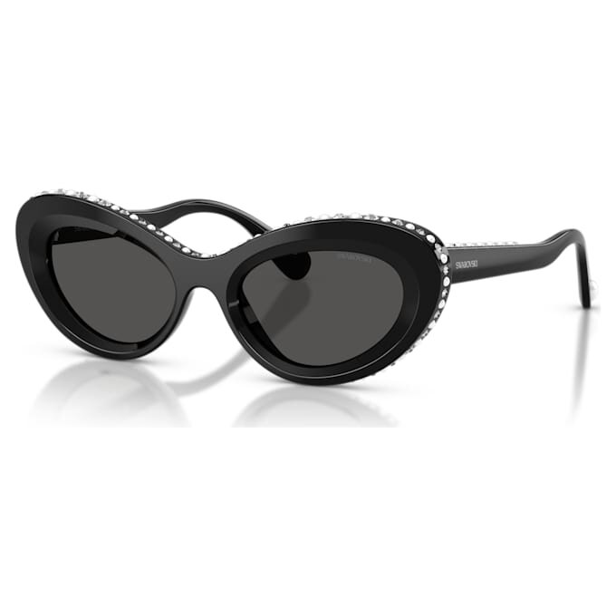 Sunglasses Cat-Eye Shape, Sk6061U, Black Sunglasses Cat-Eye Shape, Sk6061U, Black