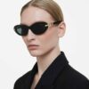 Sunglasses Oval Shape, Black