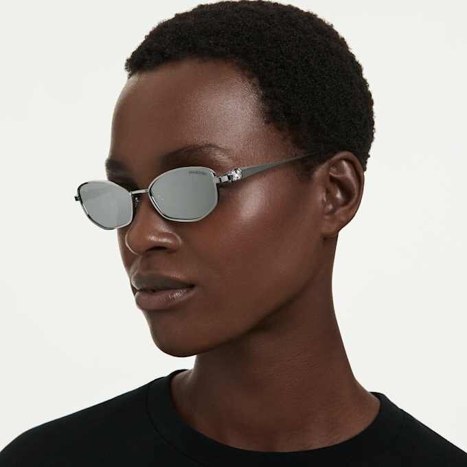 Sunglasses Pillow Shape, Sk7042, Silver Tone Sunglasses Pillow Shape, Sk7042, Silver Tone