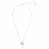 Swan Pendant Swan, White, Rhodium Plated Swan Pendant Swan, White, Rhodium Plated