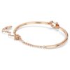 Symbolica Bangle Pavé, Horse Shoe, White, Rose Gold-Tone Plated Symbolica Bangle Pavé, Horse Shoe, White, Rose Gold-Tone Plated