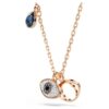 Symbolica Pendant Eye, Multicolored, Rose Gold-Tone Plated Symbolica Pendant Eye, Multicolored, Rose Gold-Tone Plated