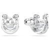 Symbolica Stud Earrings Round Cut, Pavé, Horse Shoe, Blue, Rhodium Plated Symbolica Stud Earrings Round Cut, Pavé, Horse Shoe, Blue, Rhodium Plated