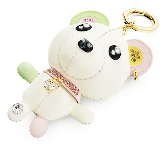 Teddy Bag Charm Bear, Multicolored, Gold-Tone Plated Teddy Bag Charm Bear, Multicolored, Gold-Tone Plated
