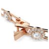 Una Angelic Extender Round Cut, White, Rose Gold-Tone Plated