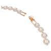 Una Angelic Necklace Round Cut, Medium, White, Rose Gold-Tone Plated