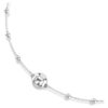 Una Angelic Pendant Round Cut, Double Sided Motifs, White, Rhodium Plated