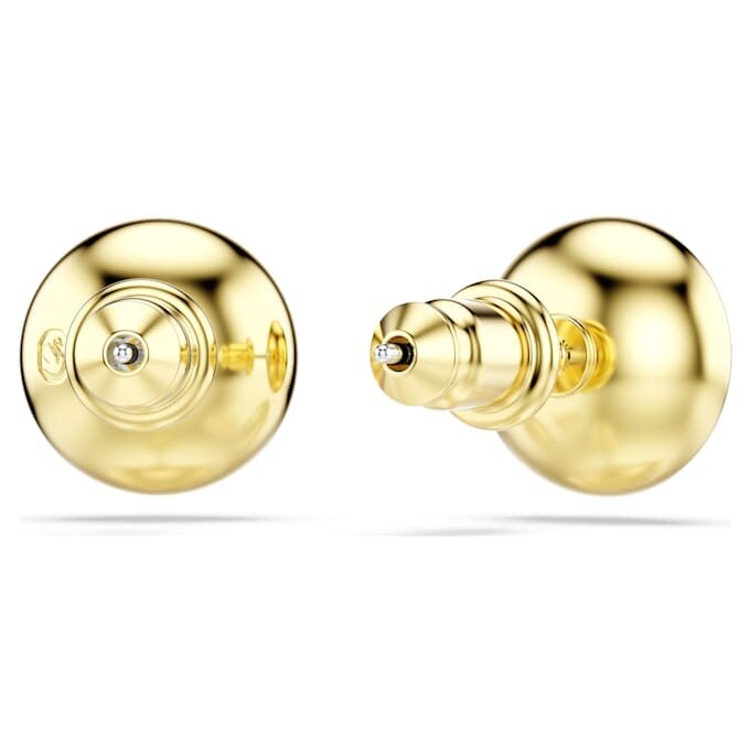 Una Angelic Stud Earrings Round Cut, Caramel, Gold-Tone Plated Una Angelic Stud Earrings Round Cut, Caramel, Gold-Tone Plated