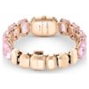 Watch Octagon Cut Bracelet, Pink, Rose Gold-Tone Finish