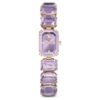 Watch Octagon Cut Bracelet, Purple, Champagne Gold-Tone Finish Watch Octagon Cut Bracelet, Purple, Champagne Gold-Tone Finish