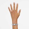 Watch Octagon Cut Bracelet, White, Stainless Steel