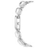 Watch Octagon Cut Bracelet, White, Stainless Steel