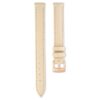 Watch Strap 12 Mm (0.47″) Width, Leather, Beige, Rose Gold-Tone Finish