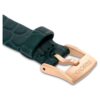 Watch Strap 14 Mm (0.55″) Width, Leather, Green, Rose Gold-Tone Finish
