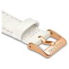 Watch Strap 16 Mm (0.63″) Width, Leather Strap, White